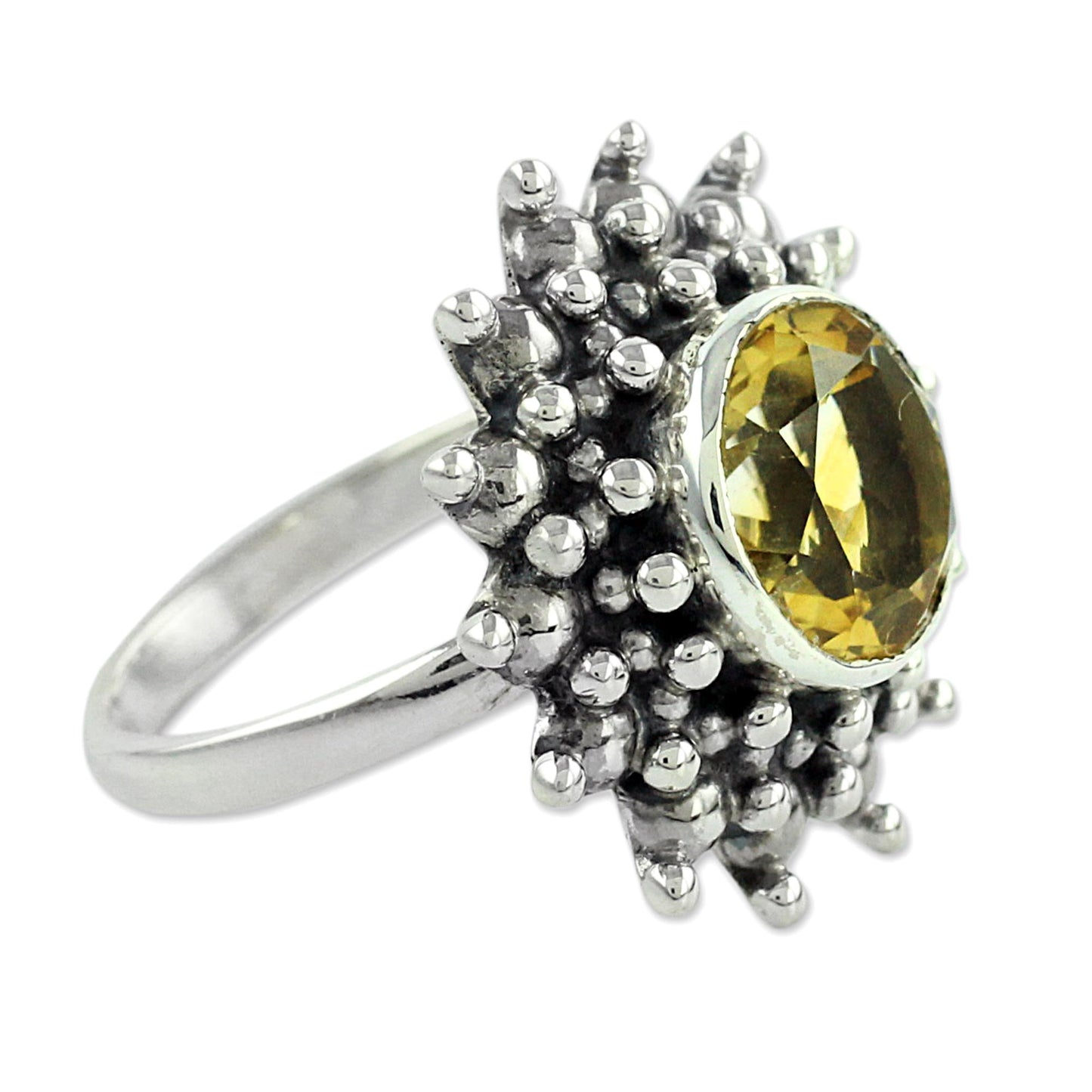 Star Citrine Jewelry Artisan Crafted Sterling Silver Jewelry