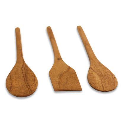 Cedar Wood Spatulas - Set of 3