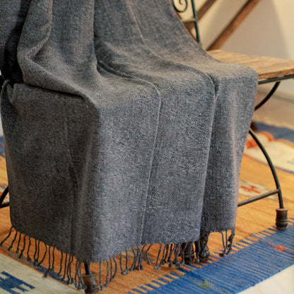 Grey Dove Throw Blanket