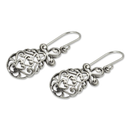 Thai Pineapple Sterling silver dangle earrings