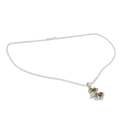 Sonnet India Citrine Pendant Necklace