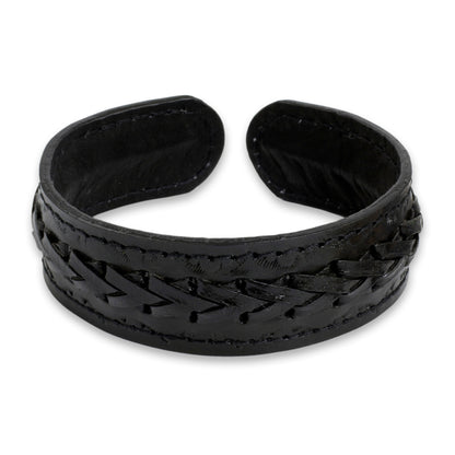 Midnight Warrior Cuff Bracelet