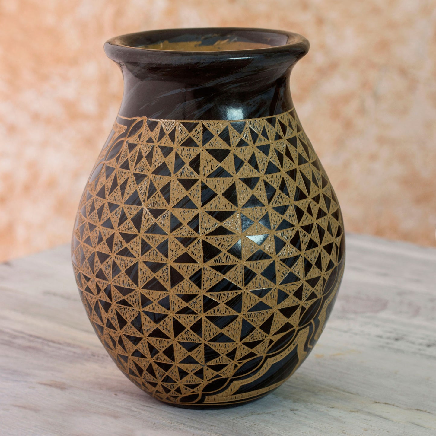 Rio Coco Ceramic Decorative Vase