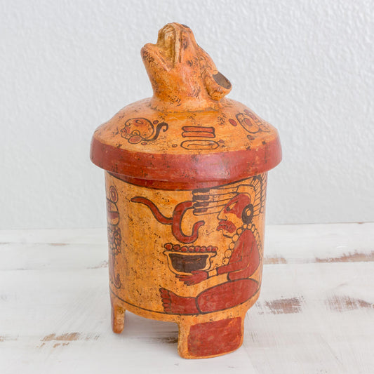 Pibil Jaguar Ceramic Vessel