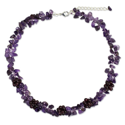 Heaven's Gift Multi-Gem Sterling Silver Beaded Necklace