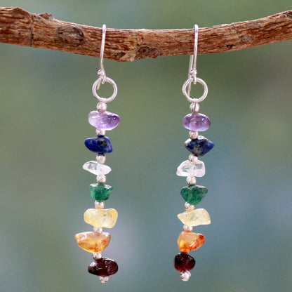 Rejoice Multi-Gem Beaded Earrings