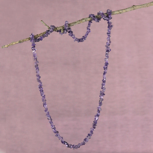 Light of Wisdom Amethyst Beaded Necklace