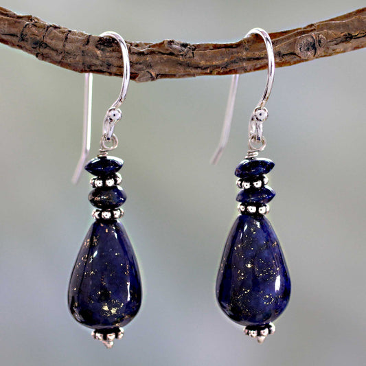 Delhi Dusk Lapis Lazuli Earrings