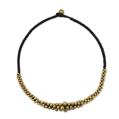 Brass Beaded Necklace