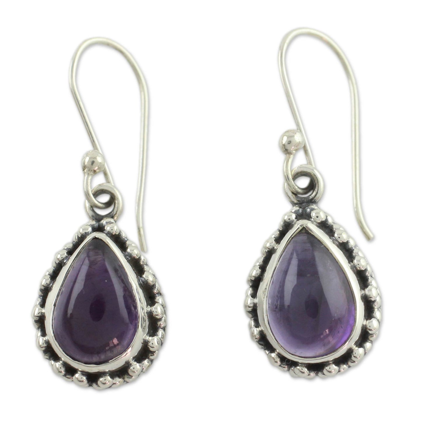 Kiss Me Fair Trade Amethyst Earings