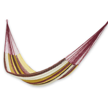 Loreto Mexican Multicolor Cotton Maya Hammock