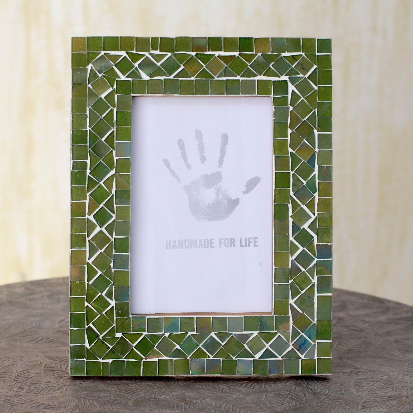 Magic Emerald 4x6 Mosaic Frame