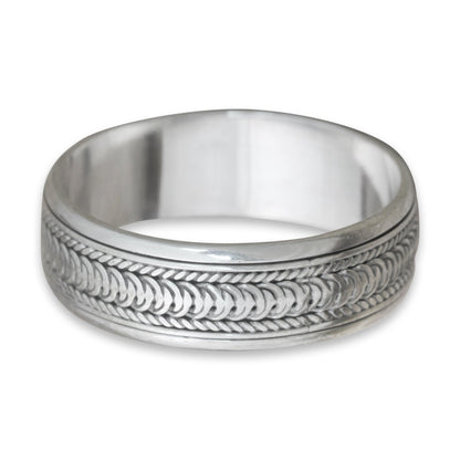 Infinity Path Spinner Band Ring