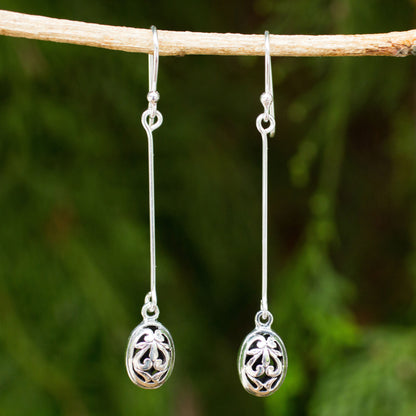 Falling For You Fair Trade Silver 925 Earrings Hand Made in Thailand