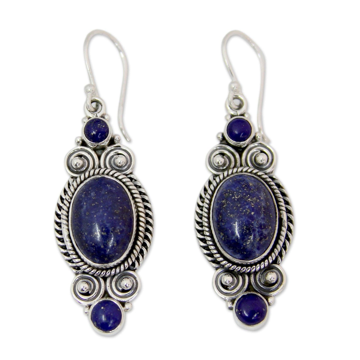 Johari Treasure Lapis Lazuli Earrings