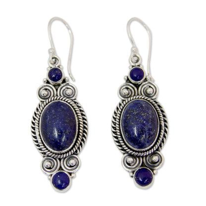 Johari Treasure Lapis Lazuli Earrings