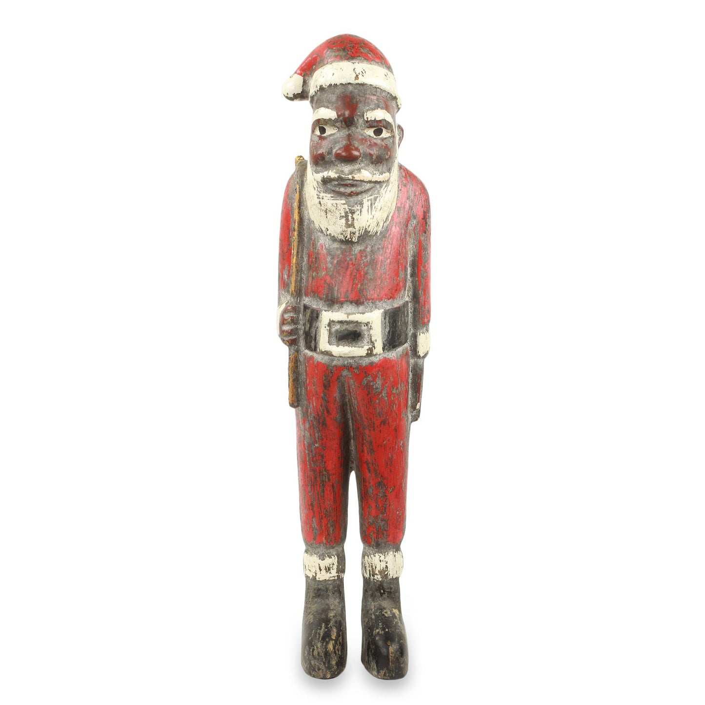 Father Christmas Unique Santa Claus African Christmas Sculpture