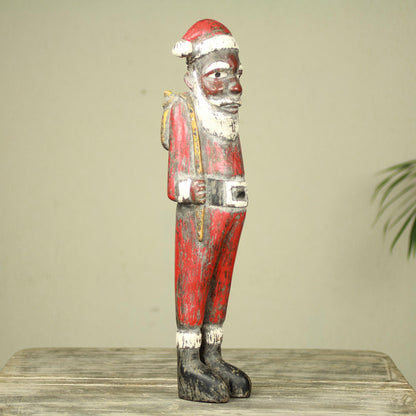 Father Christmas Unique Santa Claus African Christmas Sculpture