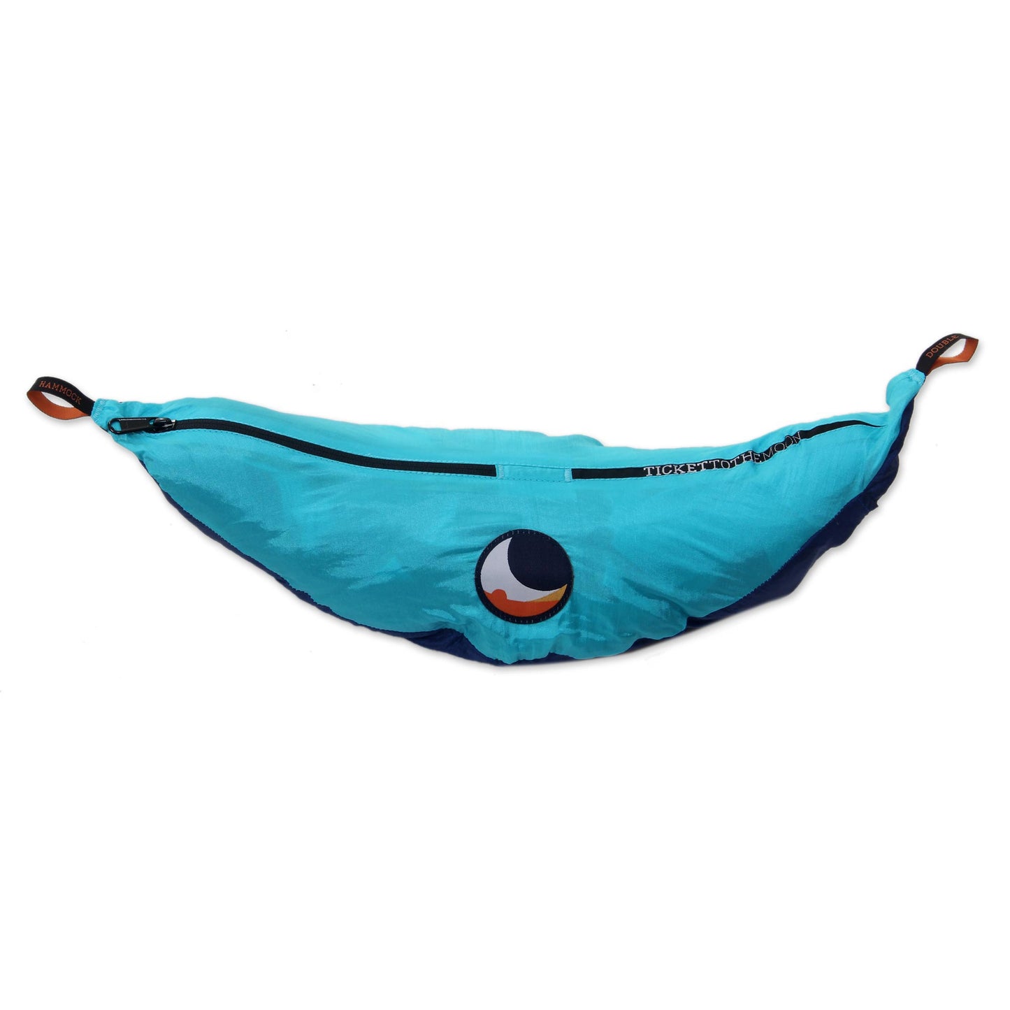 Sea Dreams Portable Parachute Fabric Hammock Blue Turquoise (Double)