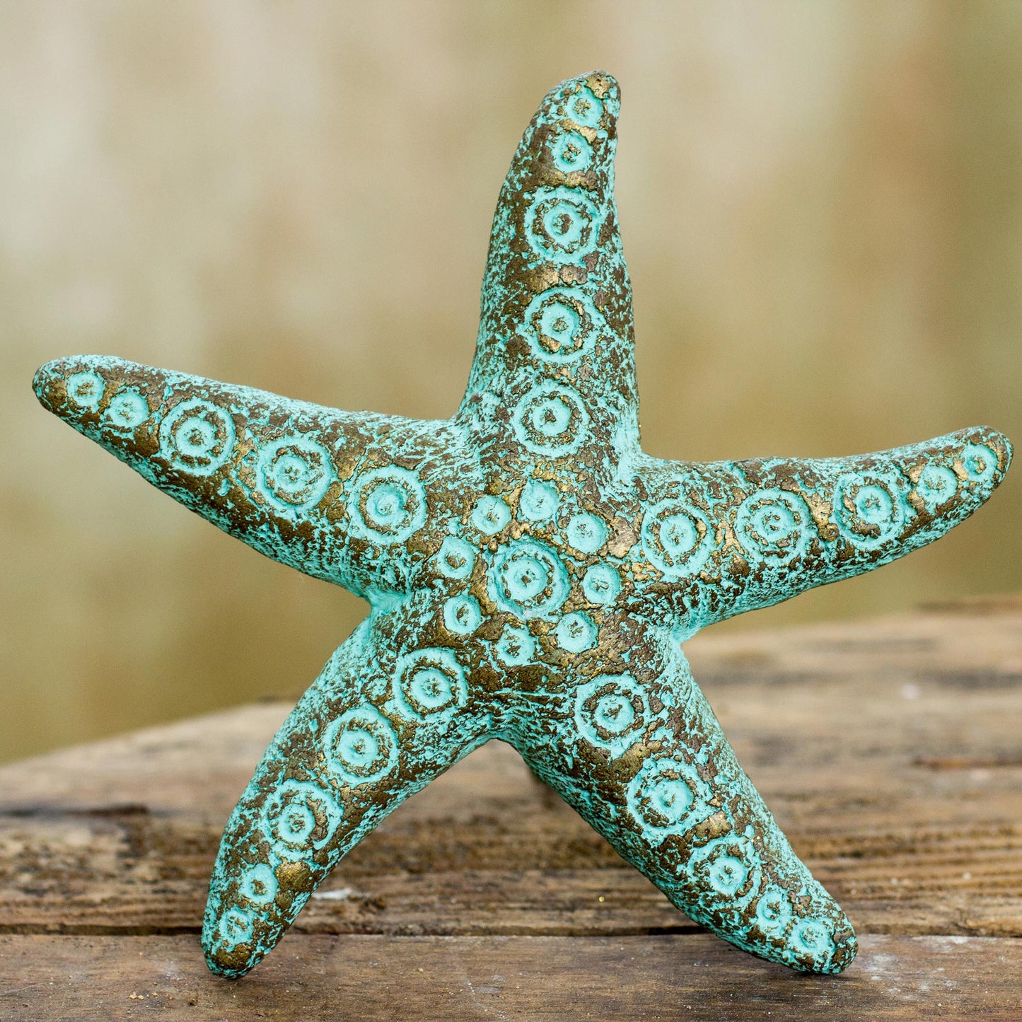 Unique Starfish Recycled Paper Starfish Wall Art Sculpture Crafted by Hand