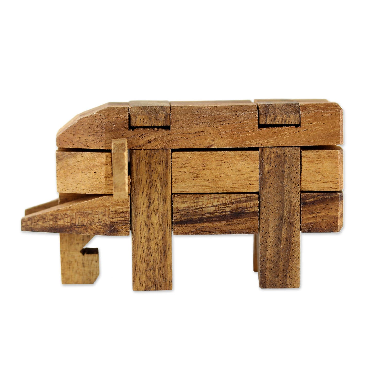 Raintree Wood Elephant Puzzle Game