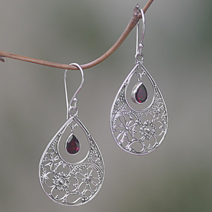 Floral Days Sterling Silver Earrings