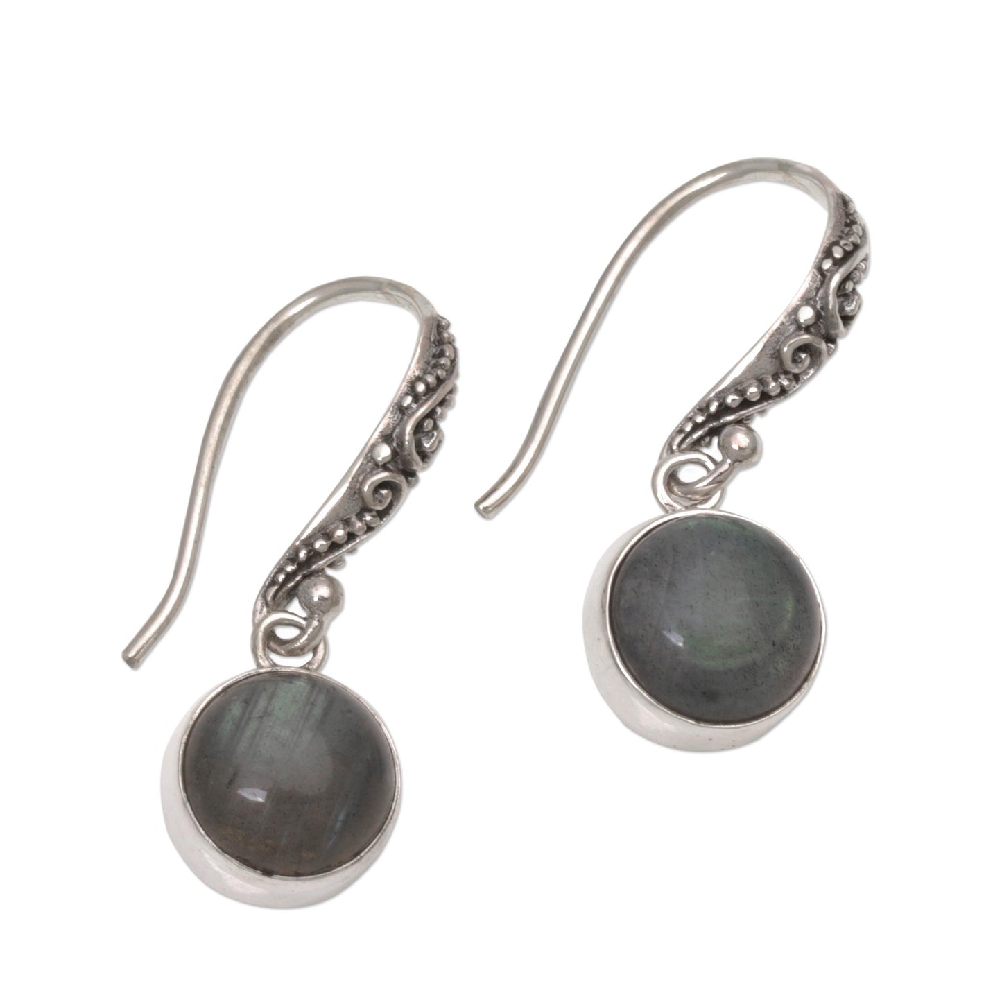 Purity of Moonlight Labradorite Earrings