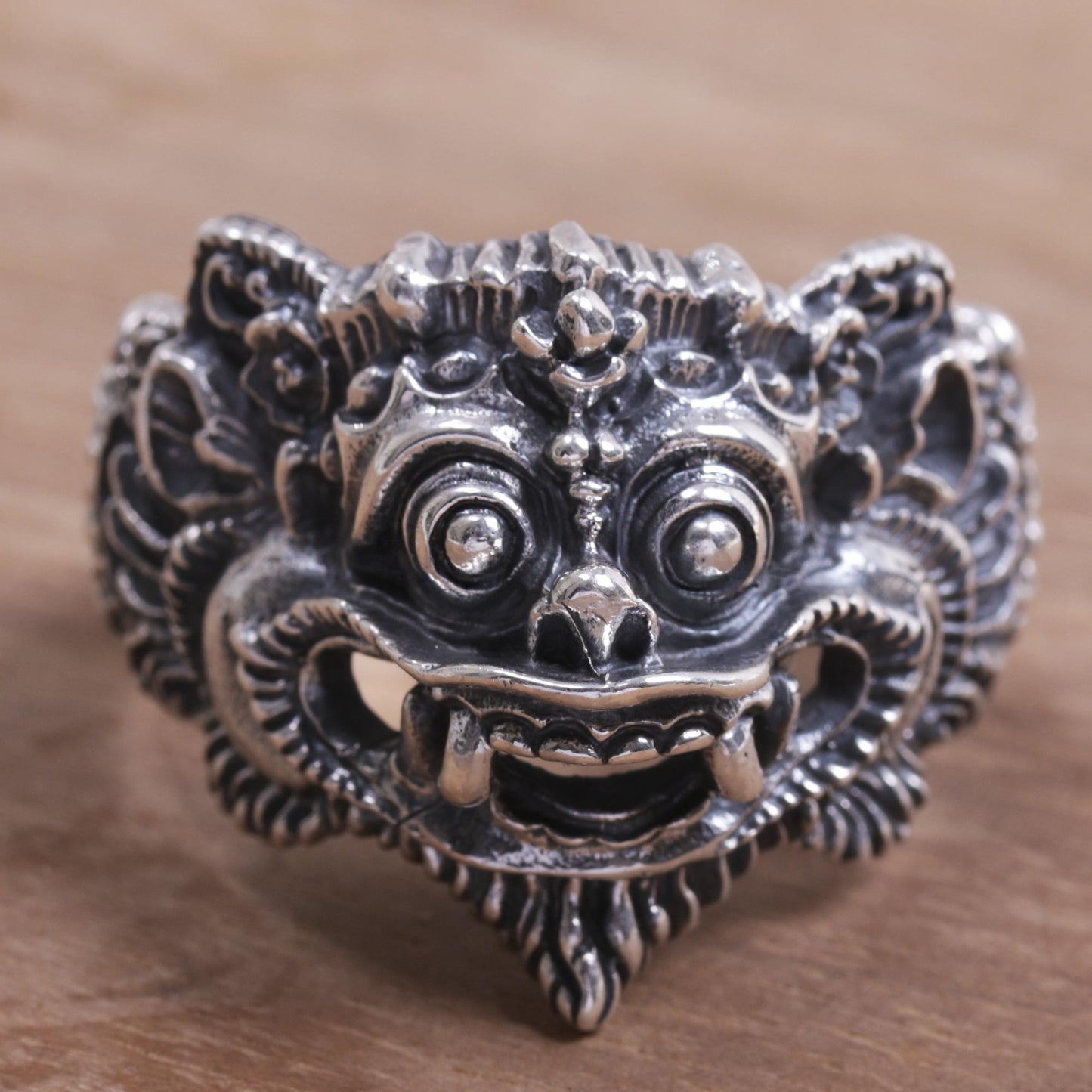 Barong Parade Sterling Silver Cocktail Ring