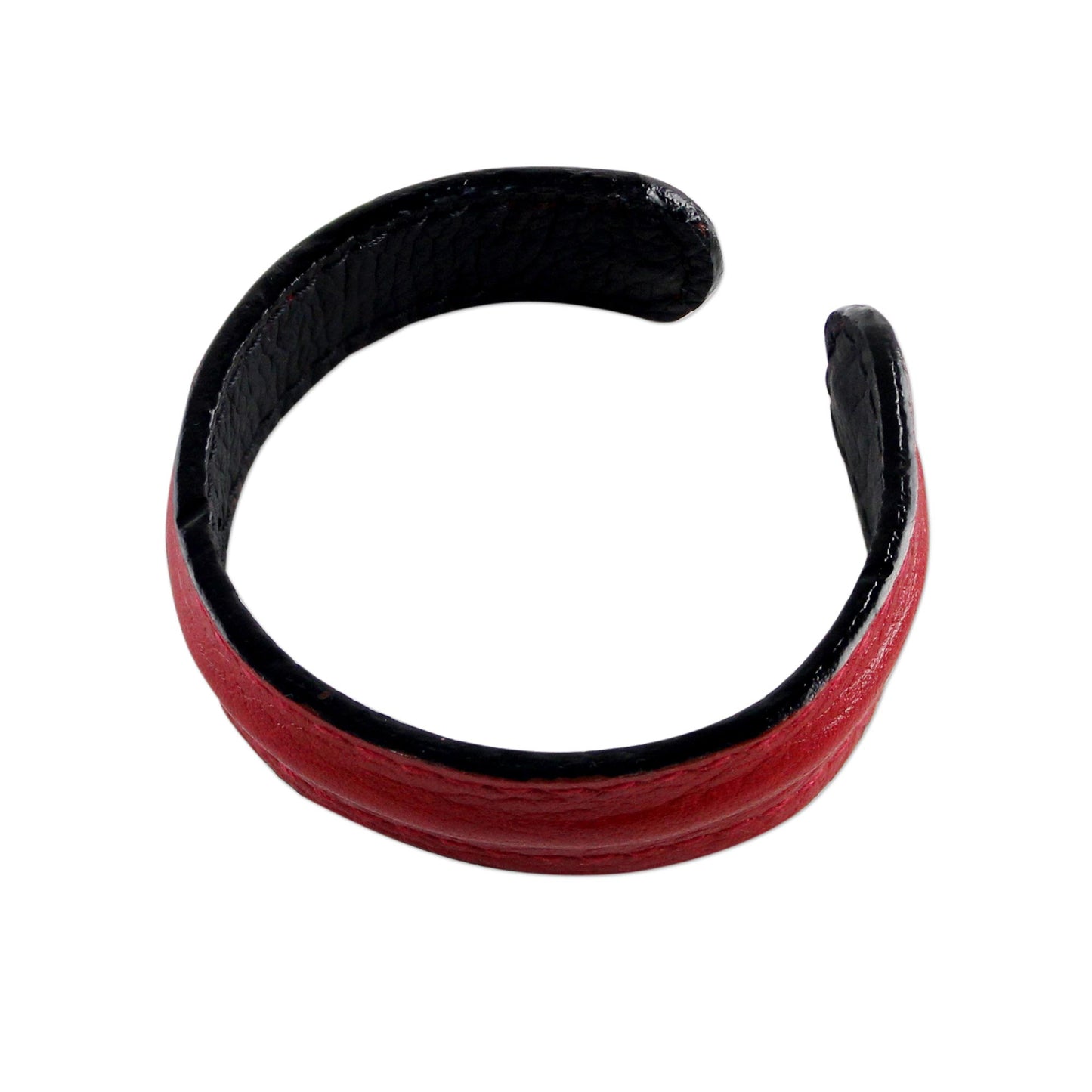 Simply Red Leather Bracelet