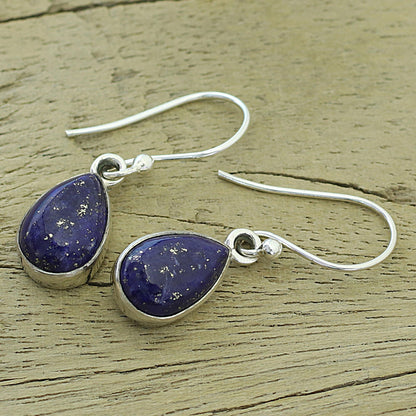 Be True Lapis Lazuli & Silver Dangle Earrings