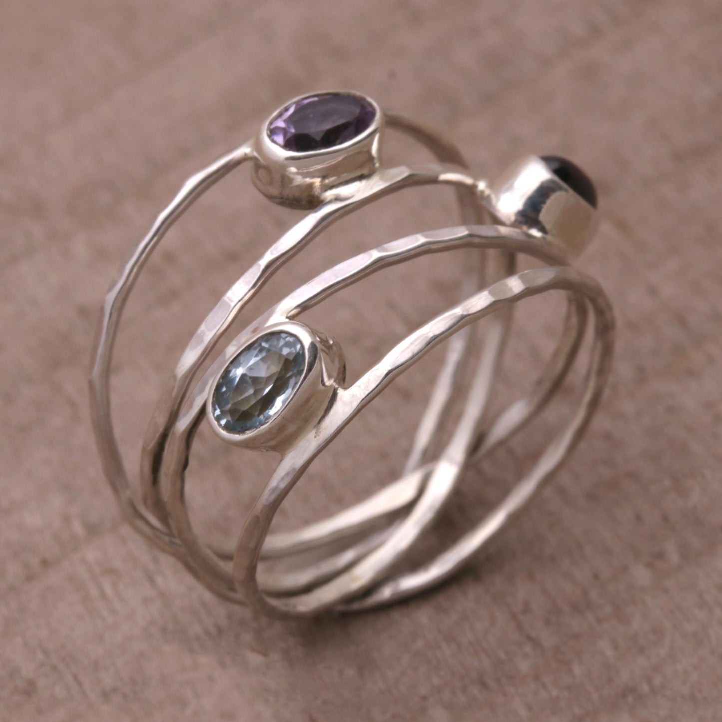 Eternal Majesty Amethyst Sterling Silver Ring