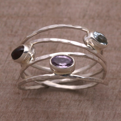 Eternal Majesty Amethyst Sterling Silver Ring