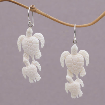 Sea Turtle Bond Dangle Earrings