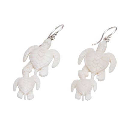 Sea Turtle Bond Dangle Earrings