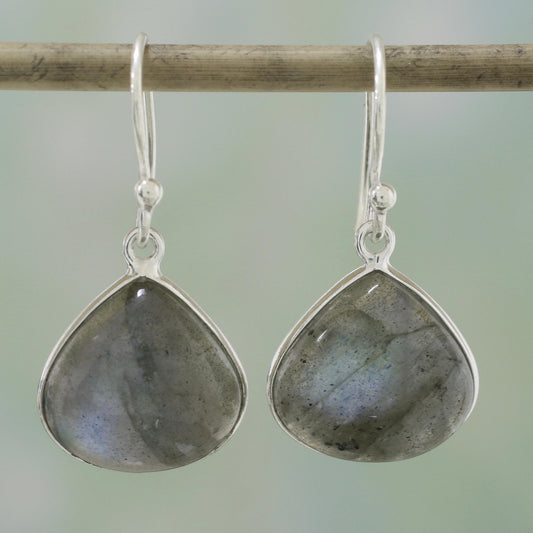 Dancing Soul Labradorite Silver Dangle Earrings