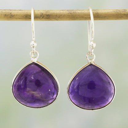 Dancing Soul Amethyst Dangle Earrings