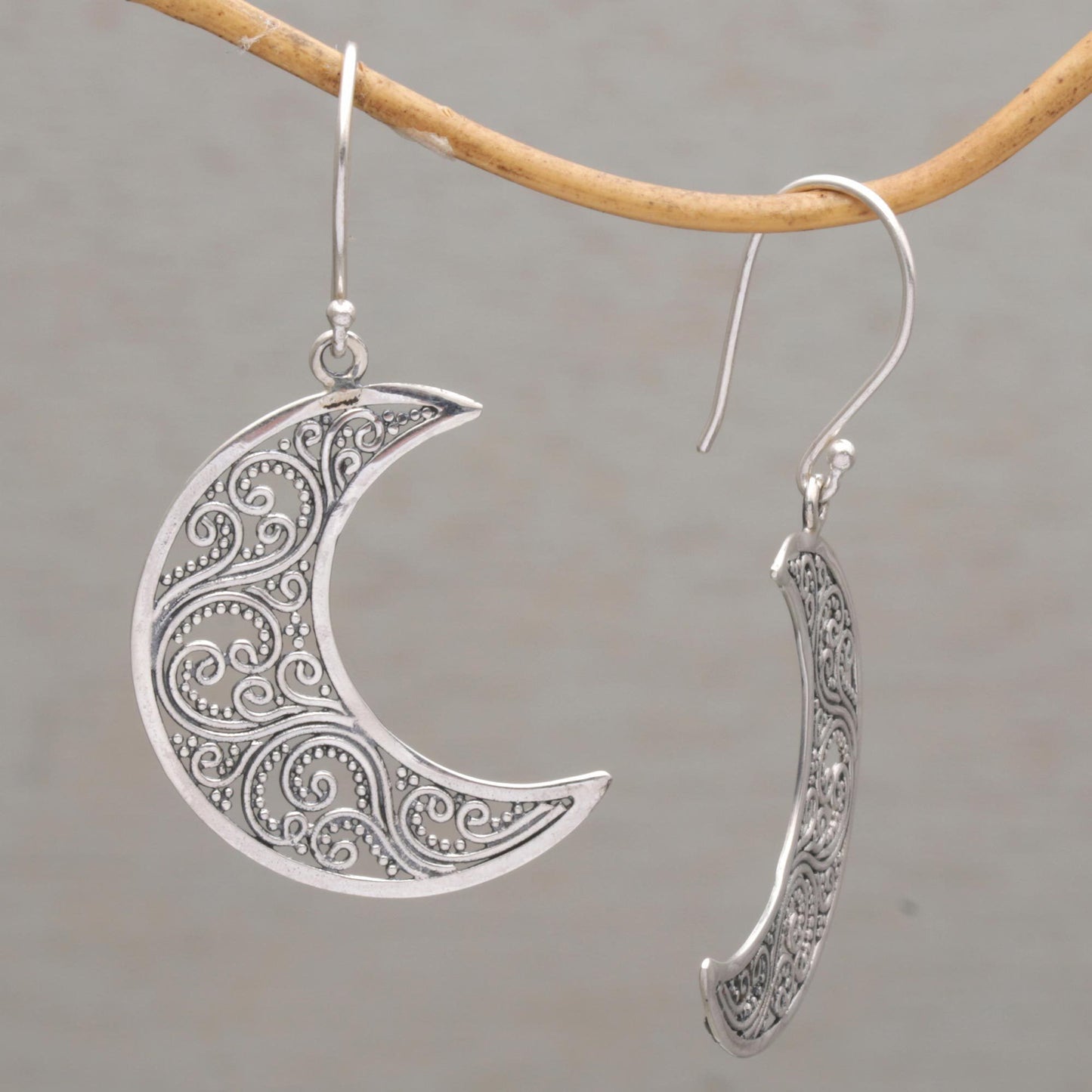 Crescent Vines Earrings