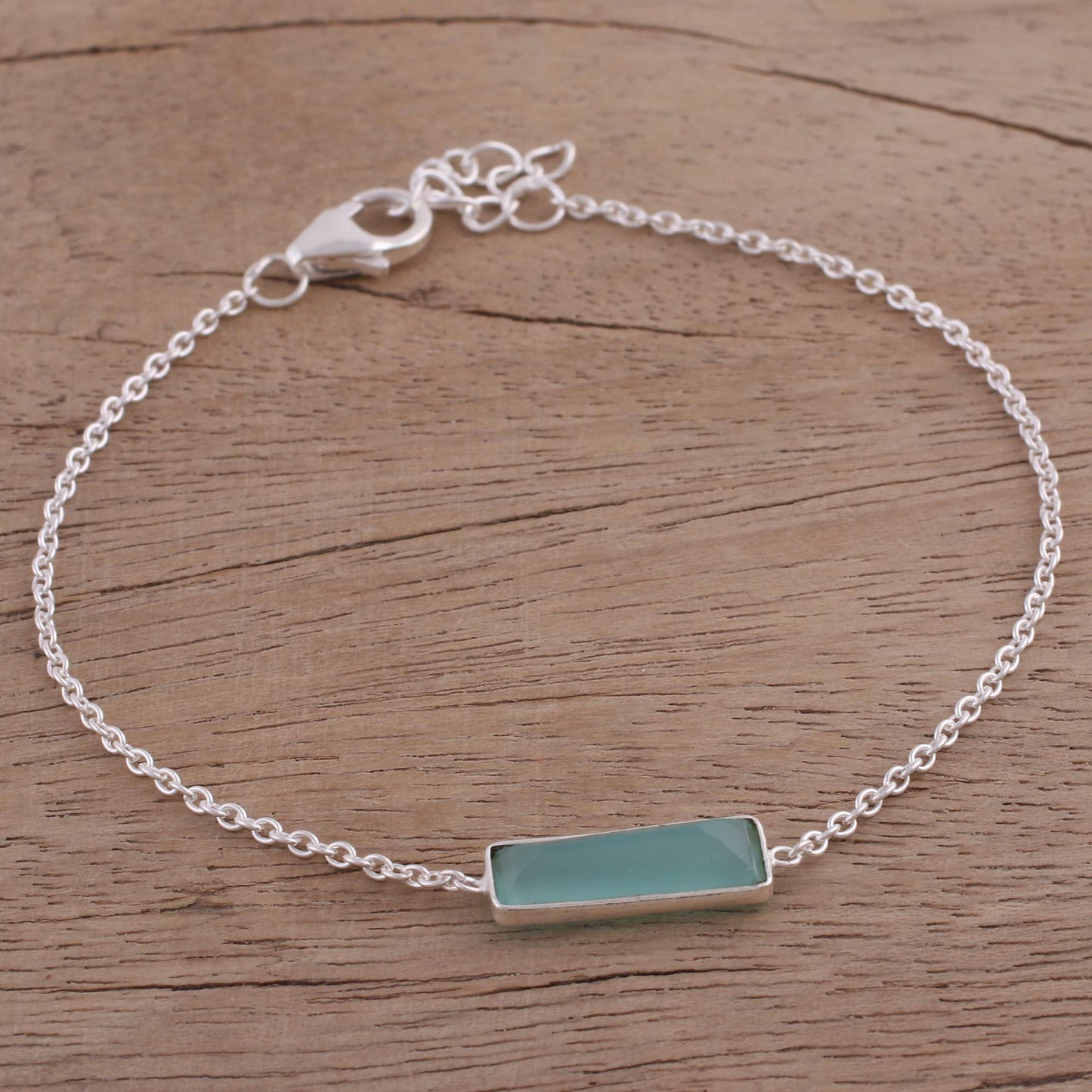 Elegant Prism Chalcedony Bracelet