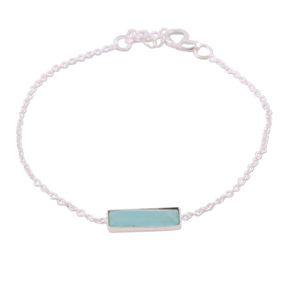 Elegant Prism Chalcedony Bracelet