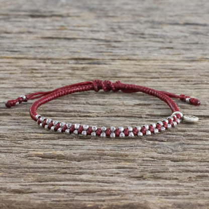 Bohemian Life in Crimson Bracelet