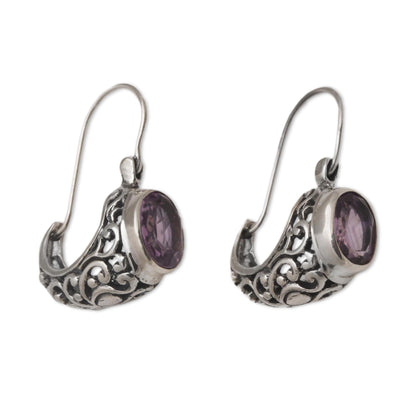 Eternally Elegant Amethyst Drop Earrings