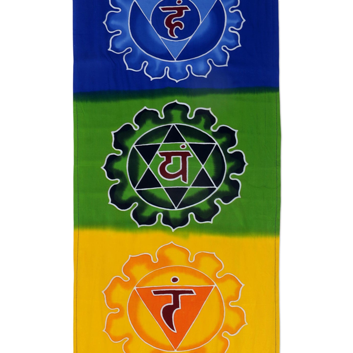 Meditation Chakra Large Batik Wall Mural