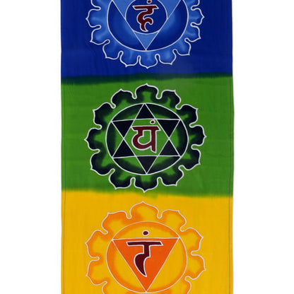 Meditation Chakra Large Batik Wall Mural