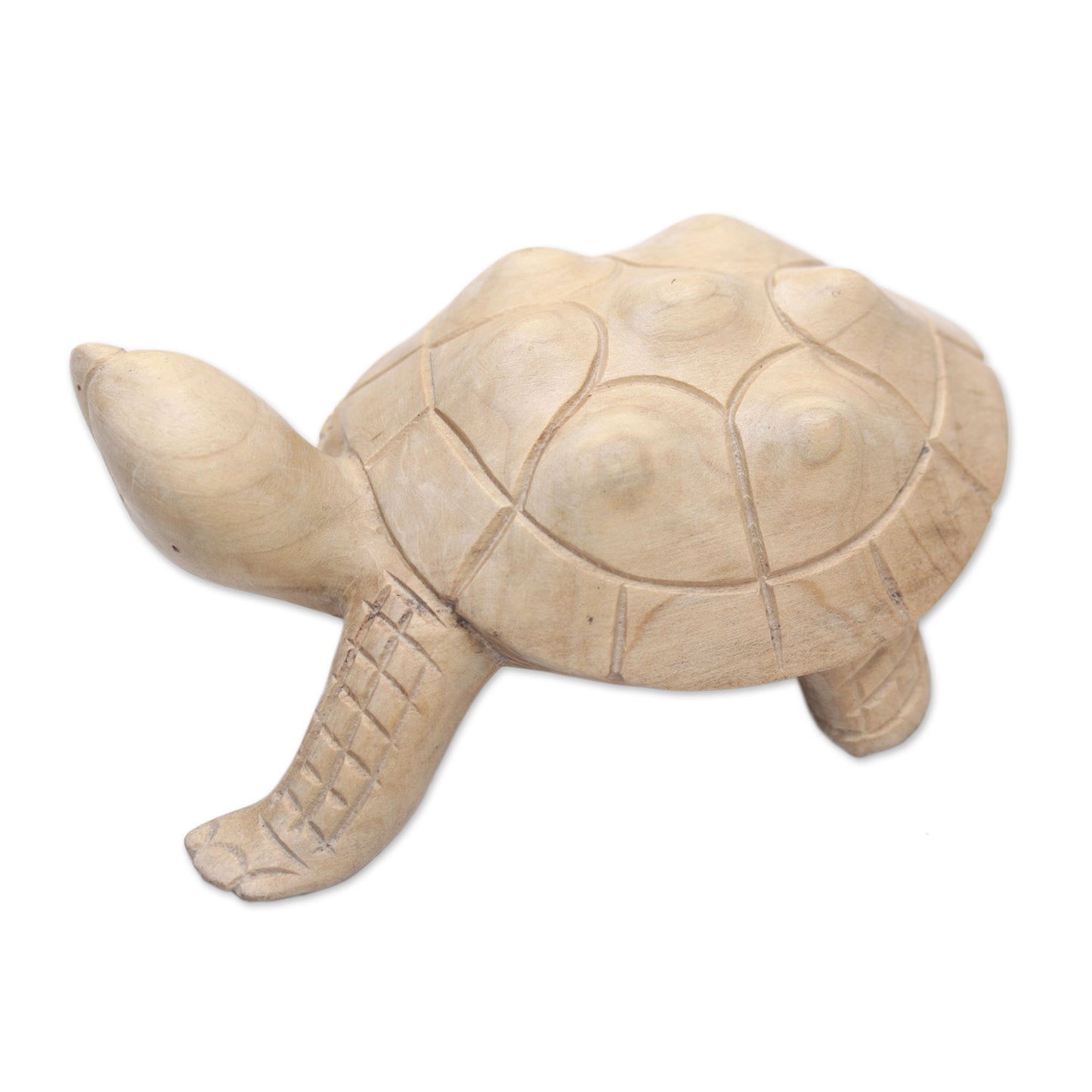 Papa Terrapin Wood Terrapin Turtle Statuette Hand Carved in Bali