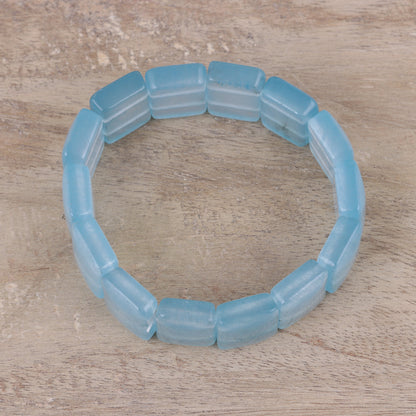 Cosmic Allure Handmade Aventurine Blue Cosmic Allure Beaded Bracelet