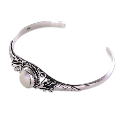 Moonlight Shade Silver Cuff Bracelet