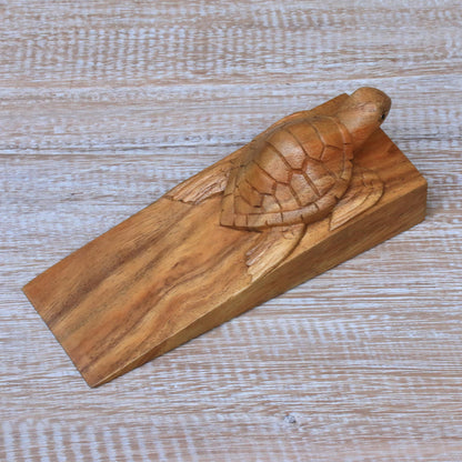 Baby Turtle Door Wood Stopper