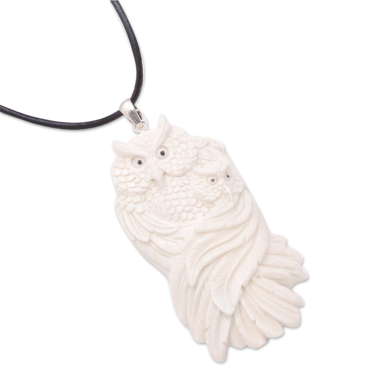 Owl Affection Pendant Necklace