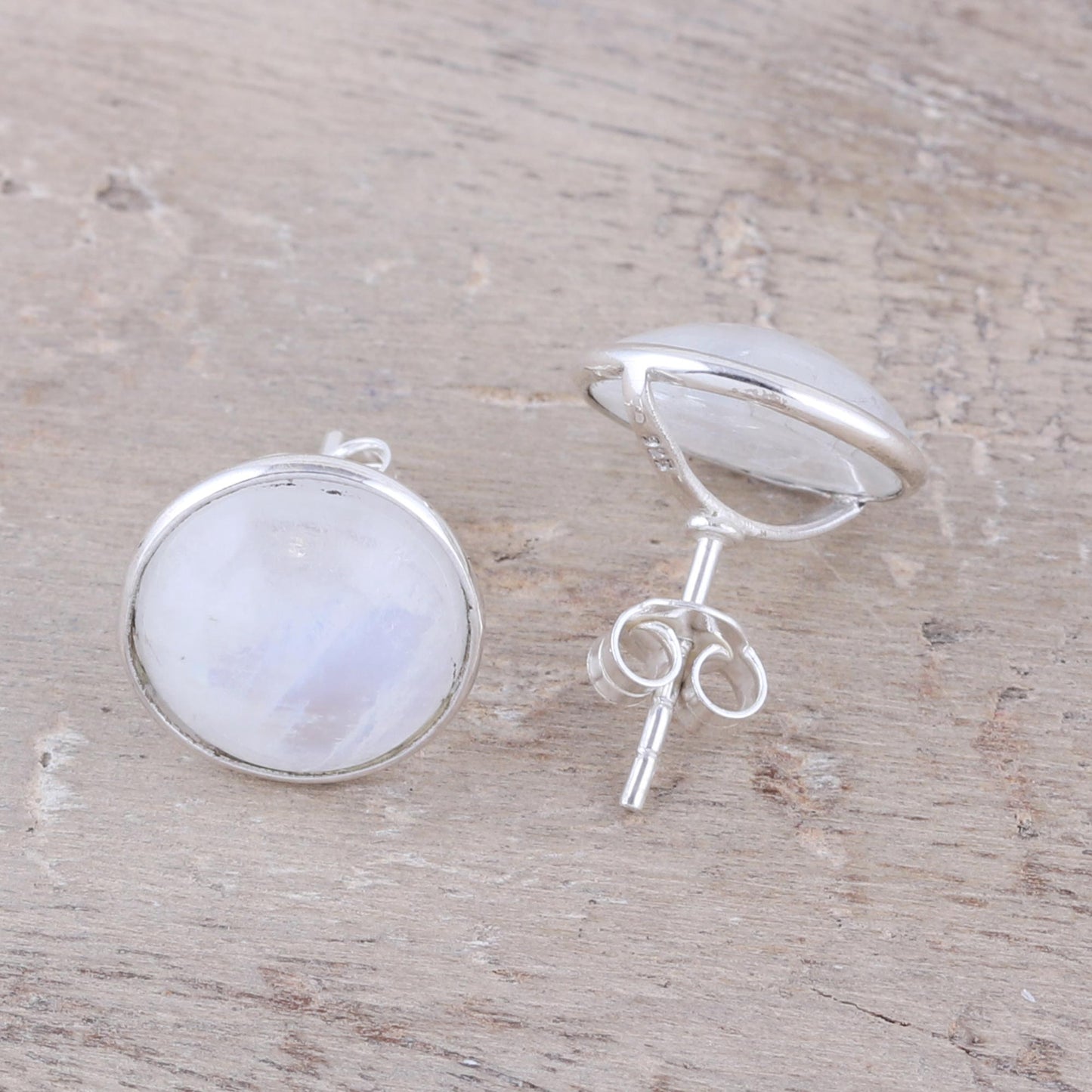 Moonlight Peace Sterling Silver Earrings