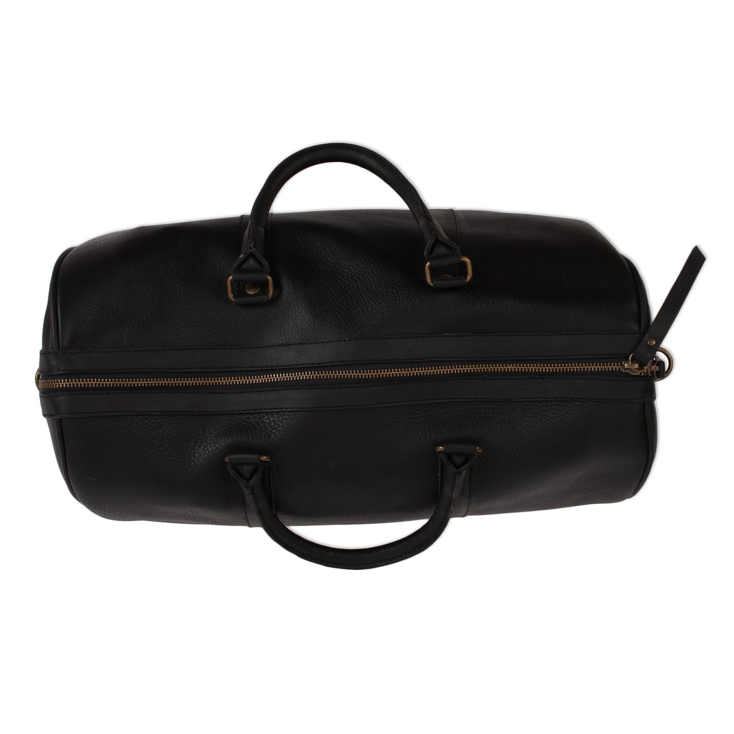 Ebony Traveler Handmade Leather Travel Bag in Ebony from Mexico